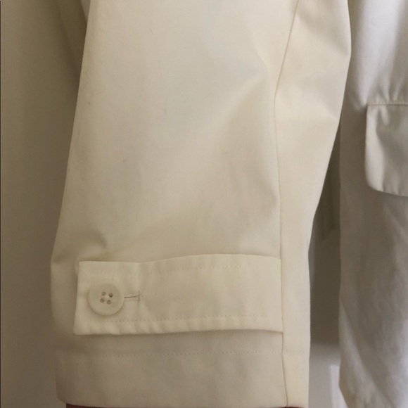 Land’s End NWOT ivory rain coat - Picture 4 of 16